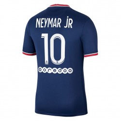 Camisola Paris Saint-Germain Neymar Jr 10 Equipamento Primeiro 2021-2022 Manga Curta